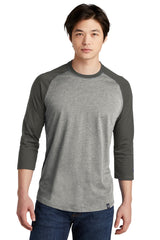 New Era ® Heritage Blend 3/4-Sleeve Baseball Raglan Tee. NEA104