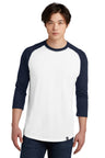 New Era ® Heritage Blend 3/4-Sleeve Baseball Raglan Tee. NEA104