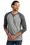 New Era ® Sueded Cotton Blend 3/4-Sleeve Baseball Raglan Tee. NEA121