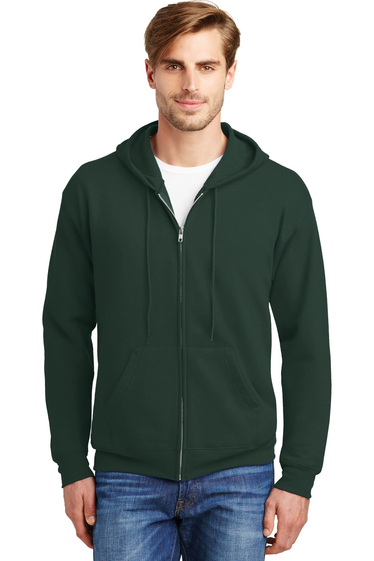 Hanes® - EcoSmart® Full-Zip Hooded Sweatshirt. P180