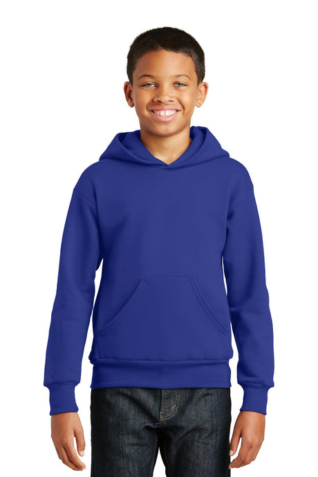 Hanes® - Youth EcoSmart® Pullover Hooded Sweatshirt.  P470