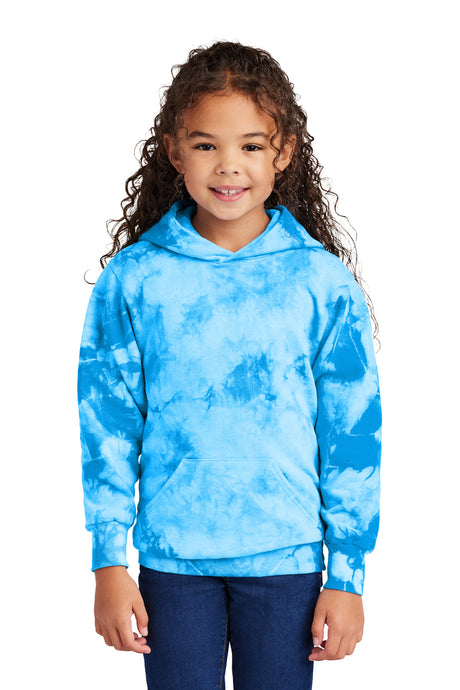 Port & Company® Youth Crystal Tie-Dye Pullover Hoodie PC144Y