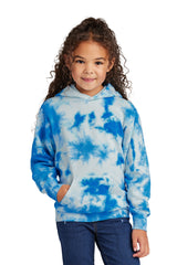 Port & Company® Youth Crystal Tie-Dye Pullover Hoodie PC144Y