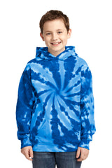 Port & Company® Youth Tie-Dye Pullover Hooded Sweatshirt. PC146Y