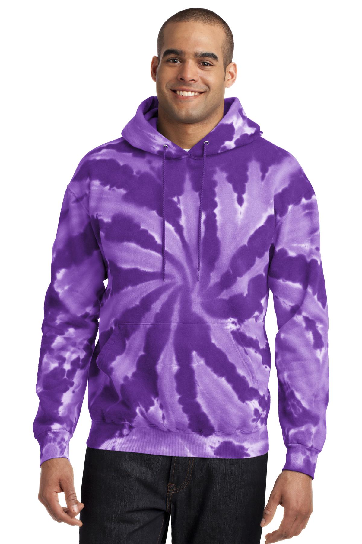 Port & Company® Tie-Dye Pullover Hooded Sweatshirt. PC146