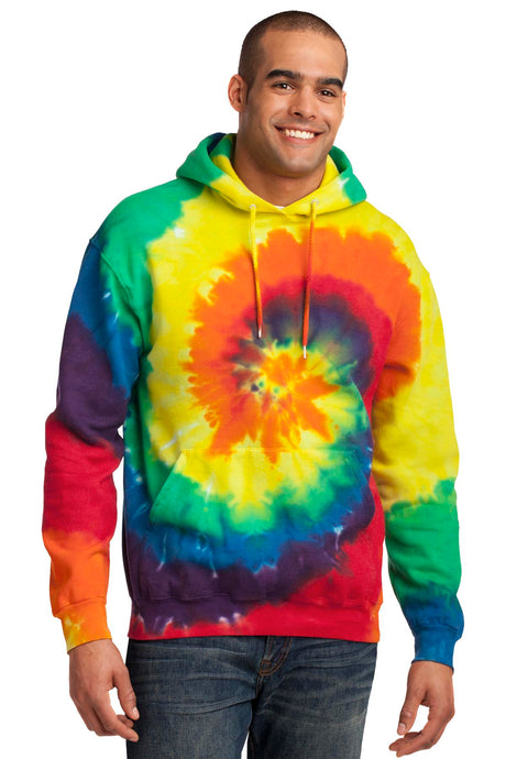 Port & Company® Tie-Dye Pullover Hooded Sweatshirt. PC146