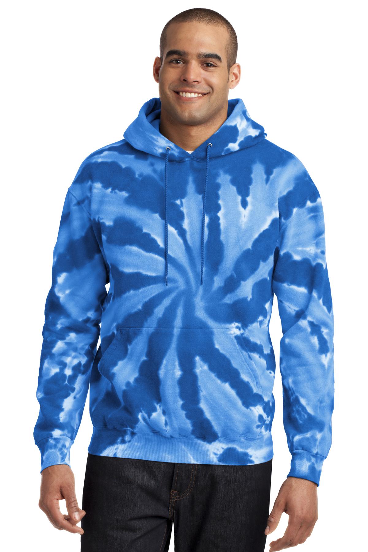 Port & Company® Tie-Dye Pullover Hooded Sweatshirt. PC146