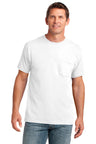 Port & Company® Core Cotton Pocket Tee. PC54P