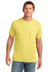 Port & Company® Core Cotton Pocket Tee. PC54P