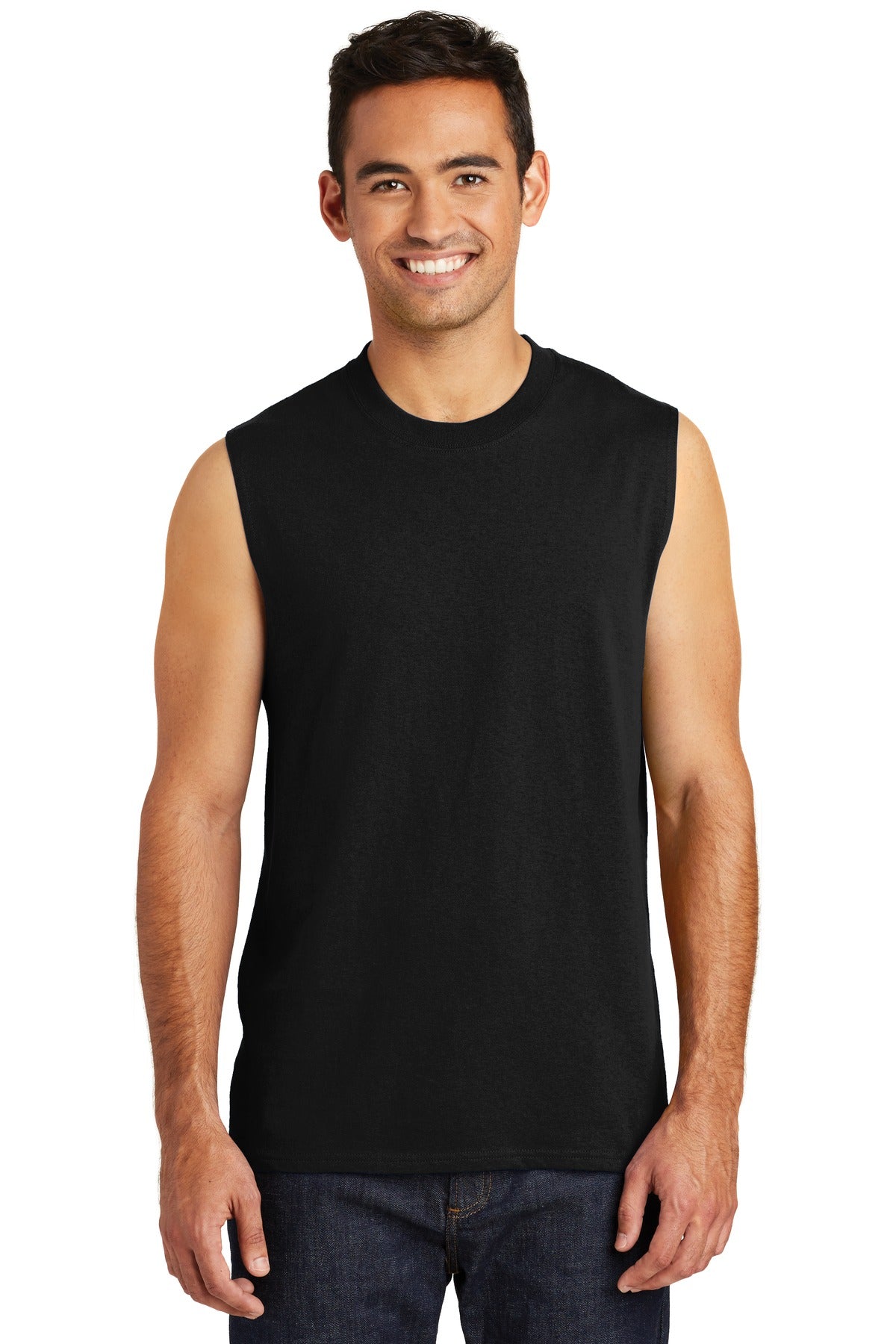 Port & Company ® Core Cotton Sleeveless Tee. PC54SL