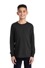 Port & Company® Youth Long Sleeve Core Cotton Tee. PC54YLS