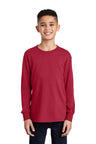 Port & Company® Youth Long Sleeve Core Cotton Tee. PC54YLS