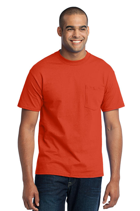 Port & Company® Tall Core Blend Pocket Tee. PC55PT