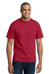 Port & Company® Tall Core Blend Pocket Tee. PC55PT