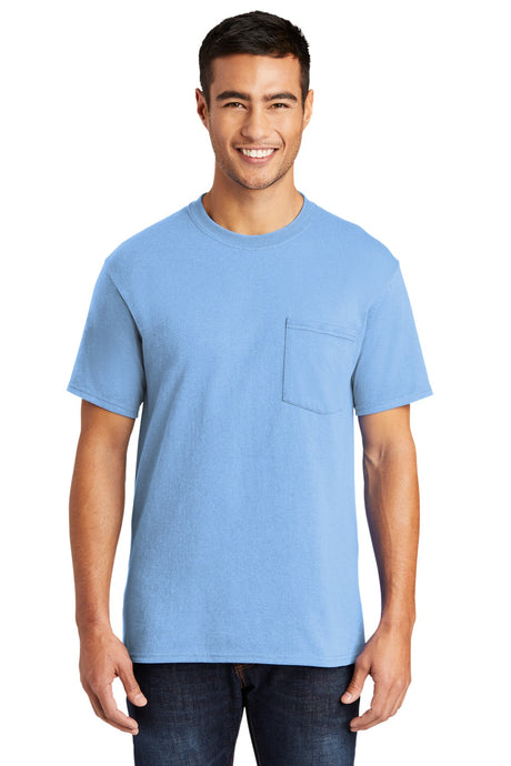 Port & Company® Tall Core Blend Pocket Tee. PC55PT