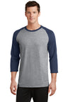 Port & Company® Core Blend 3/4-Sleeve Raglan Tee. PC55RS