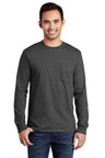 Port & Company® Tall Long Sleeve Essential Pocket Tee. PC61LSPT