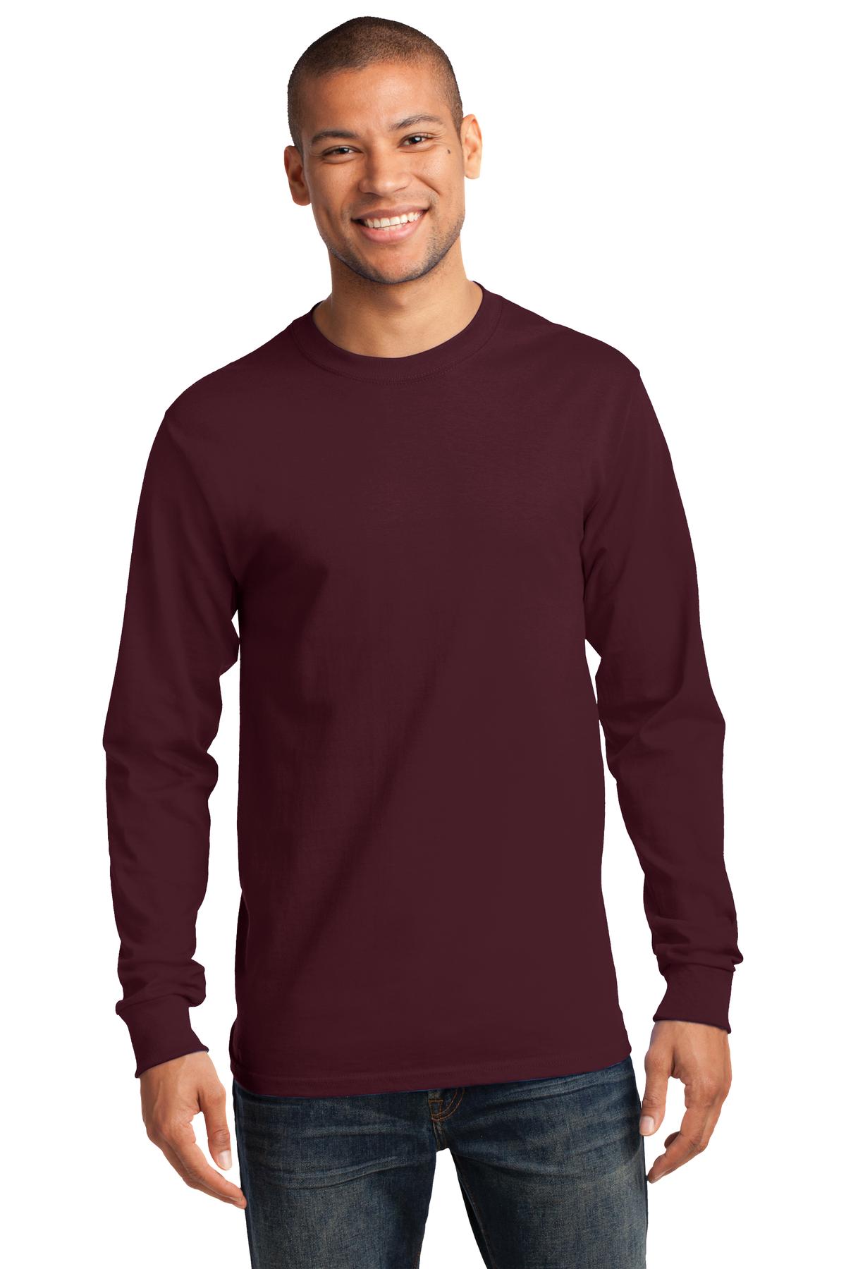 Port & Company® - Tall Long Sleeve Essential Tee. PC61LST