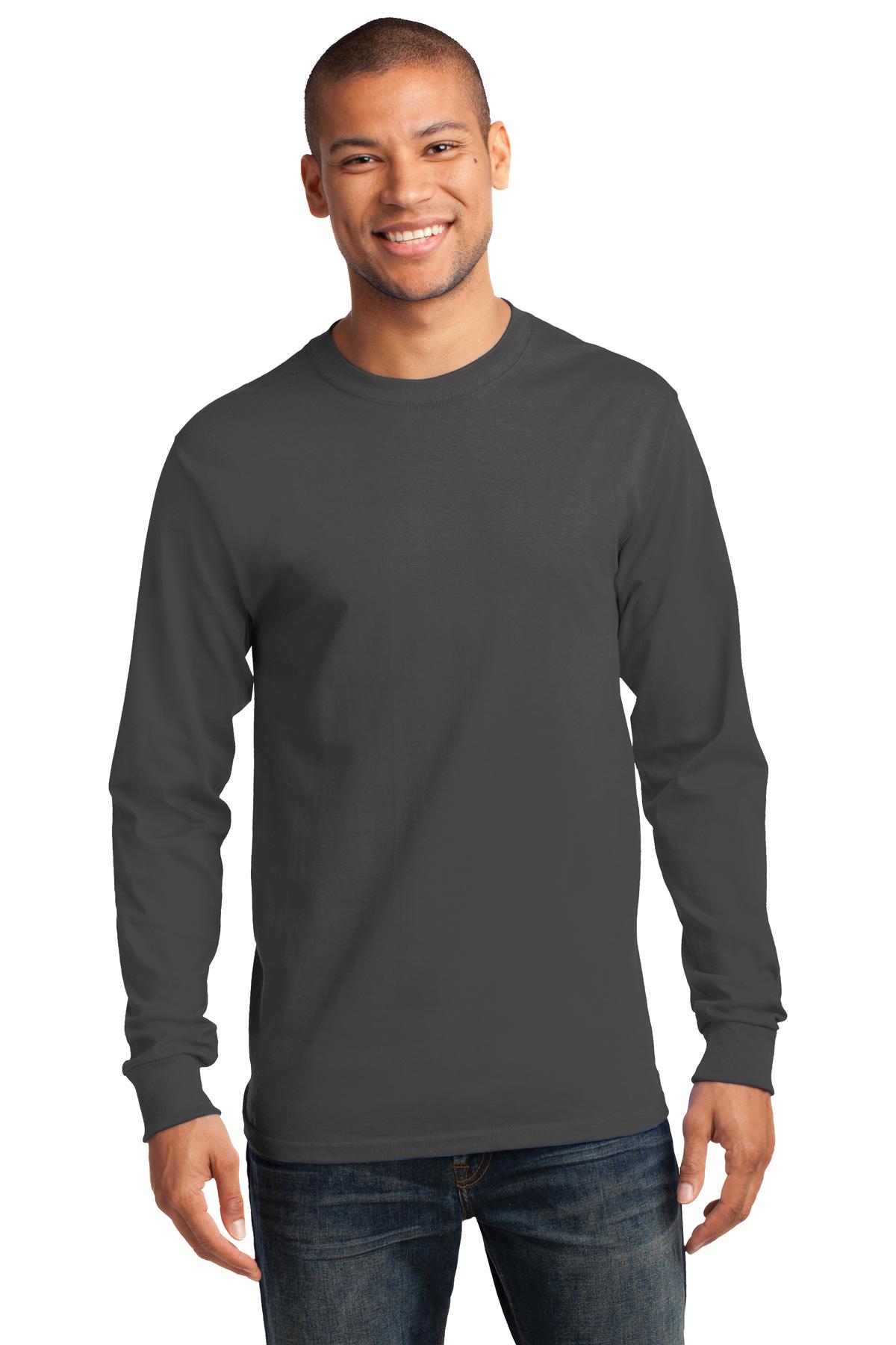 Port & Company® - Tall Long Sleeve Essential Tee. PC61LST