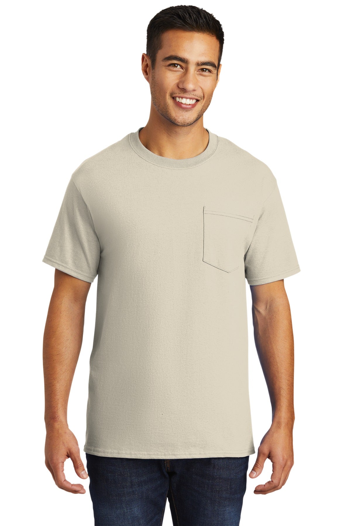 Port & Company® - Tall Essential Pocket Tee. PC61PT