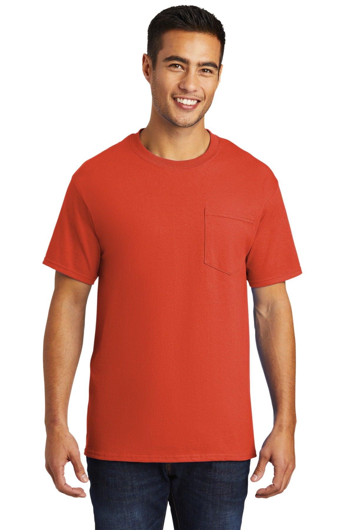 Port & Company® - Tall Essential Pocket Tee. PC61PT