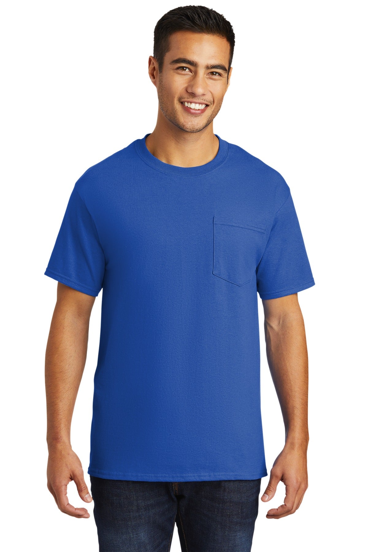 Port & Company® - Tall Essential Pocket Tee. PC61PT