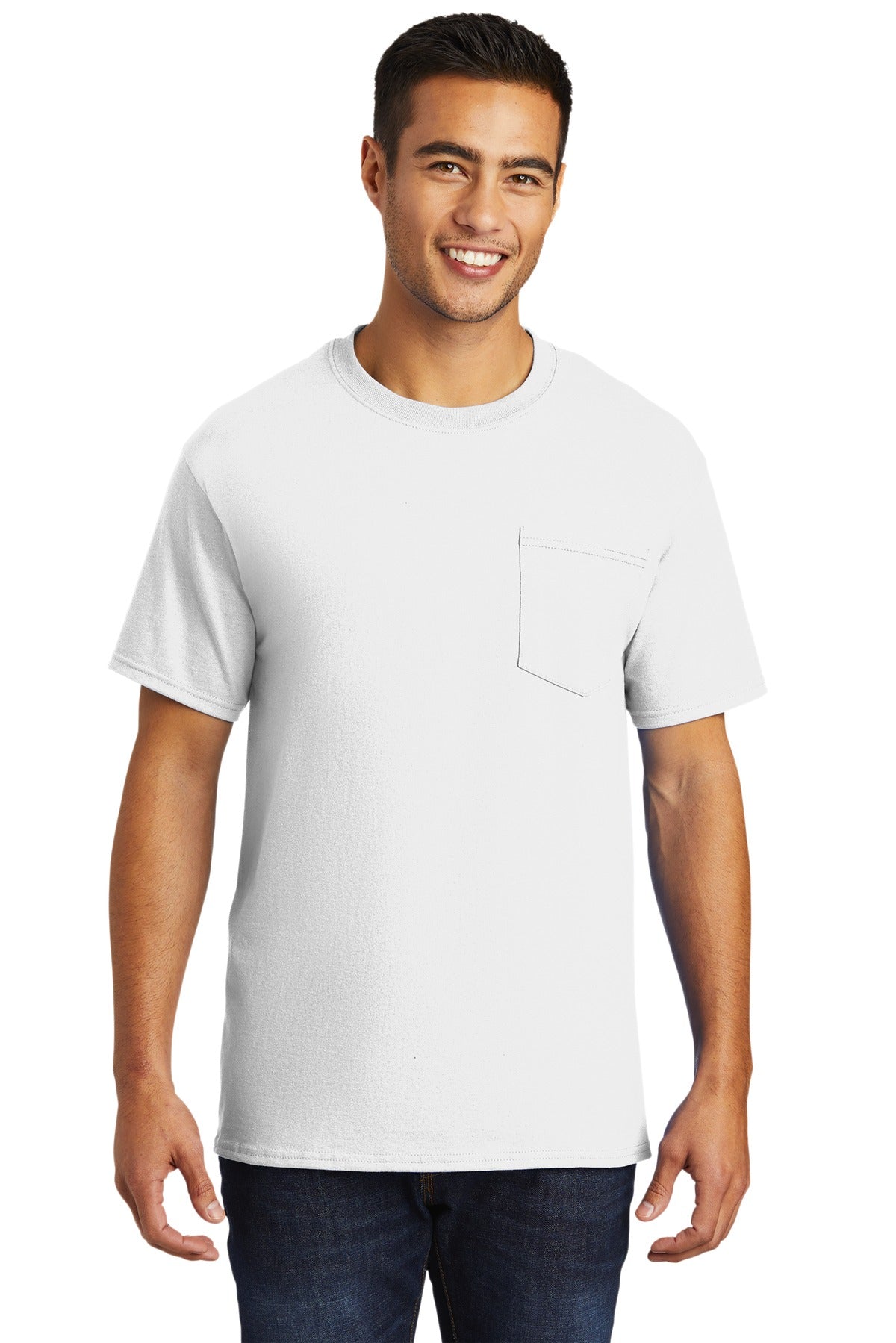 Port & Company® - Tall Essential Pocket Tee. PC61PT