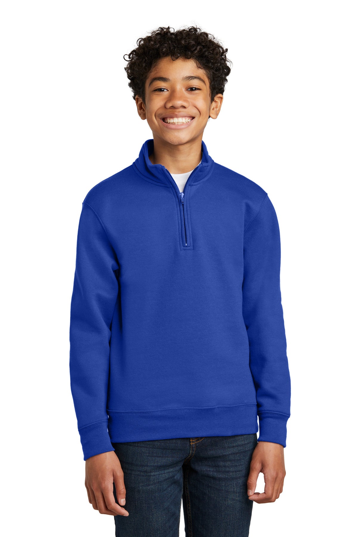 Port & Company® Youth Core Fleece 1/4-Zip Pullover Sweatshirt PC78YQ