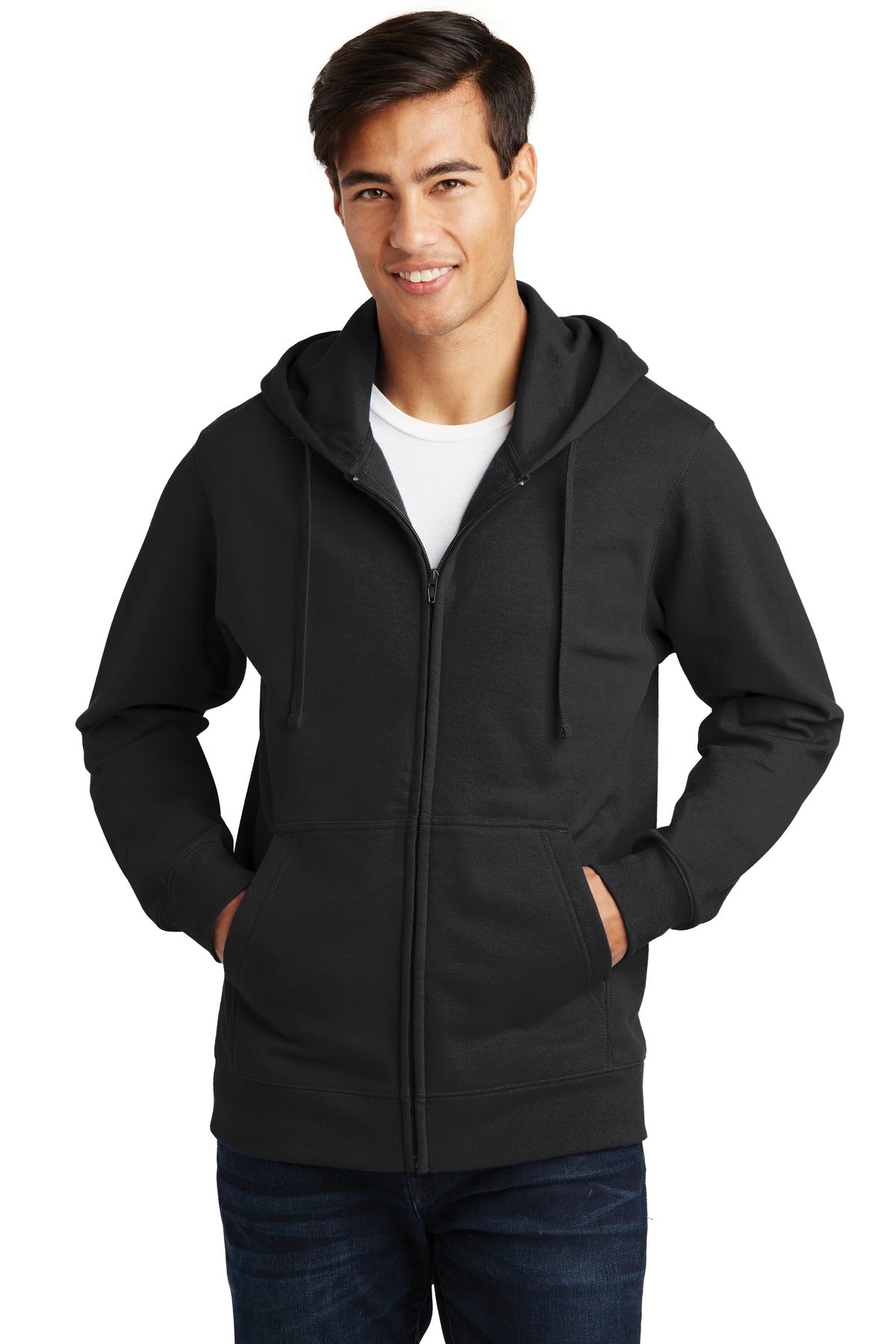 Port & Company® Fan Favorite Fleece Full-Zip Hooded Sweatshirt. PC850ZH