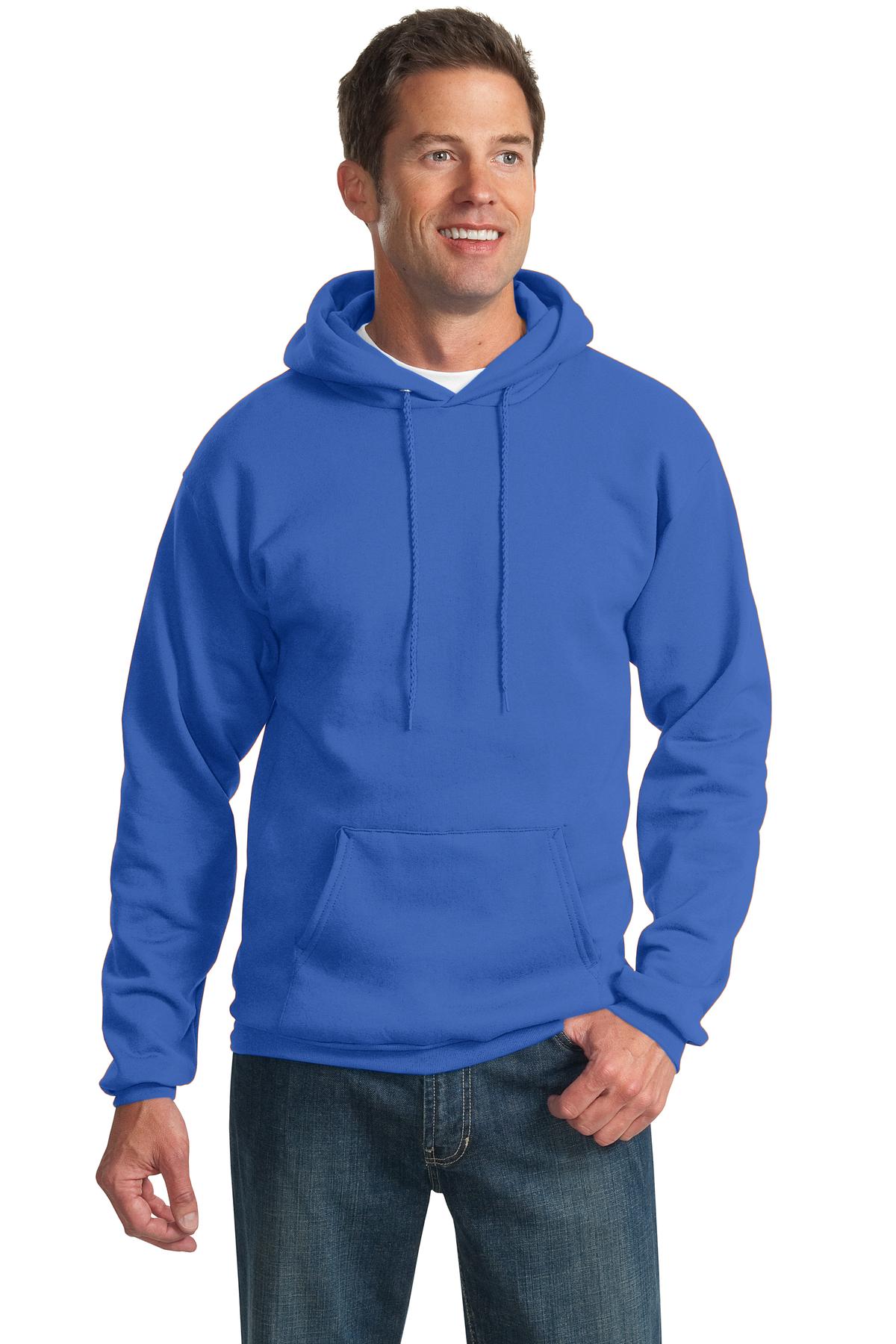 Port & Company® Tall Essential Fleece Pullover Hooded Sweatshirt. PC90HT