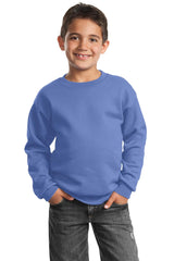 Port & Company® - Youth Core Fleece Crewneck Sweatshirt.  PC90Y