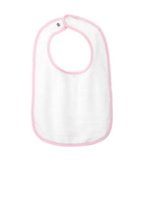 Rabbit Skins™ Infant Contrast Trim Terry Bib. RS1003