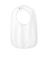 Rabbit Skins™ Infant Contrast Trim Terry Bib. RS1003