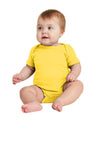 Rabbit Skins™ Infant Short Sleeve Baby Rib Bodysuit. RS4400