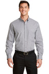 Port Authority® Long Sleeve Gingham Easy Care Shirt. S654