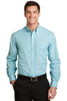 Port Authority® Long Sleeve Gingham Easy Care Shirt. S654