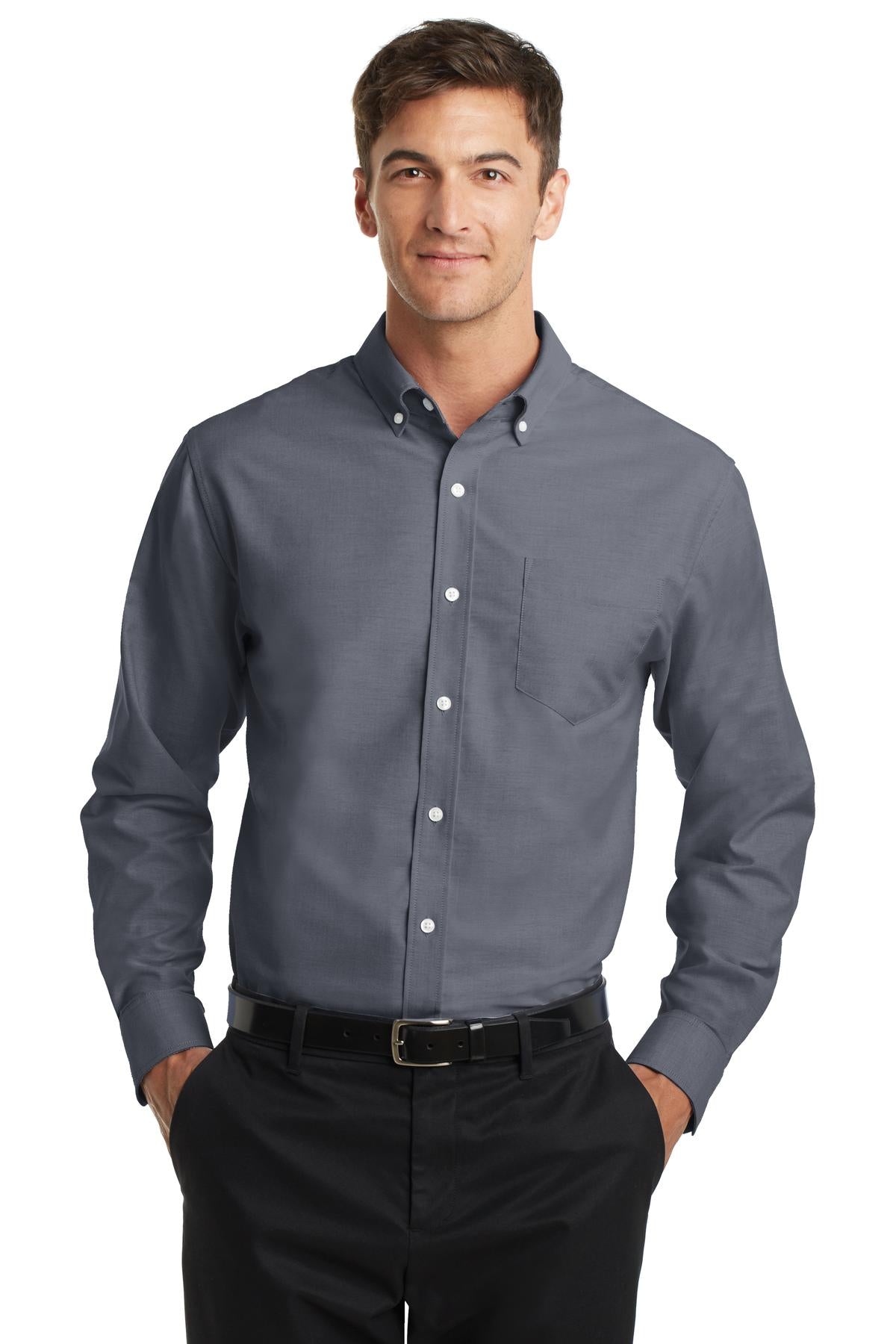 Port Authority® SuperPro™ Oxford Shirt. S658