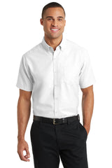 Port Authority® Short Sleeve SuperPro™ Oxford Shirt. S659