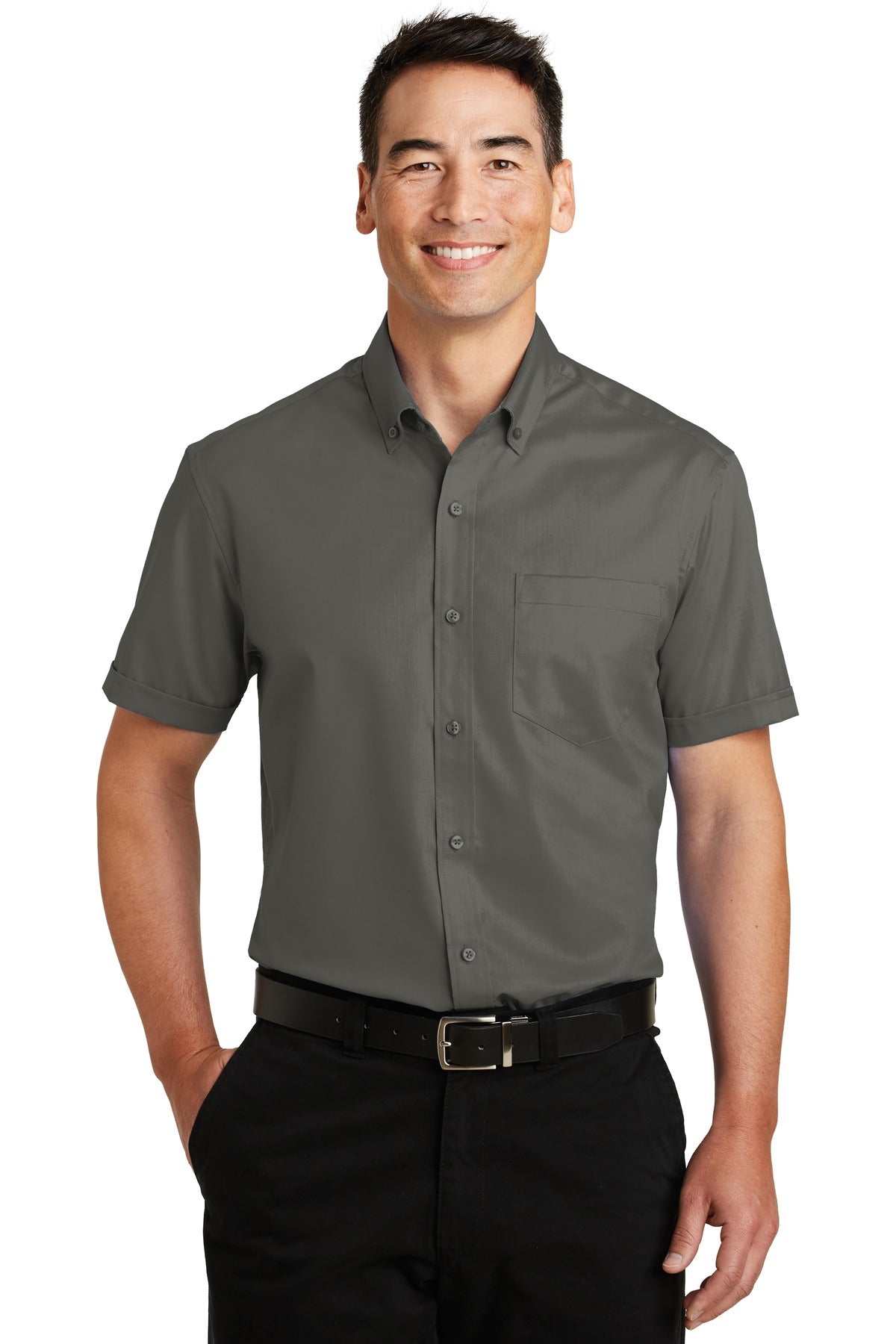 Port Authority® Short Sleeve SuperPro™ Twill Shirt. S664