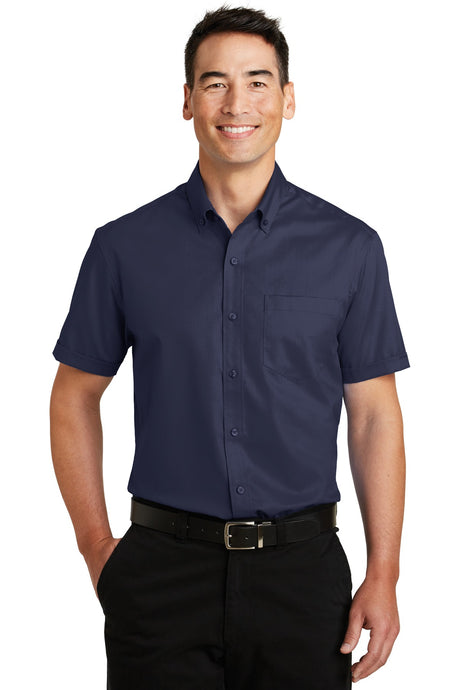 Port Authority® Short Sleeve SuperPro™ Twill Shirt. S664