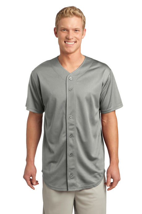 Sport-Tek® PosiCharge® Tough Mesh Full-Button Jersey. ST220