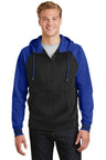 Sport-Tek® Sport-Wick® Varsity Fleece Full-Zip Hooded Jacket. ST236