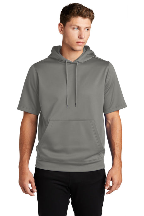 Sport-Tek ® Sport-Wick ® Fleece Short Sleeve Hooded Pullover. ST251