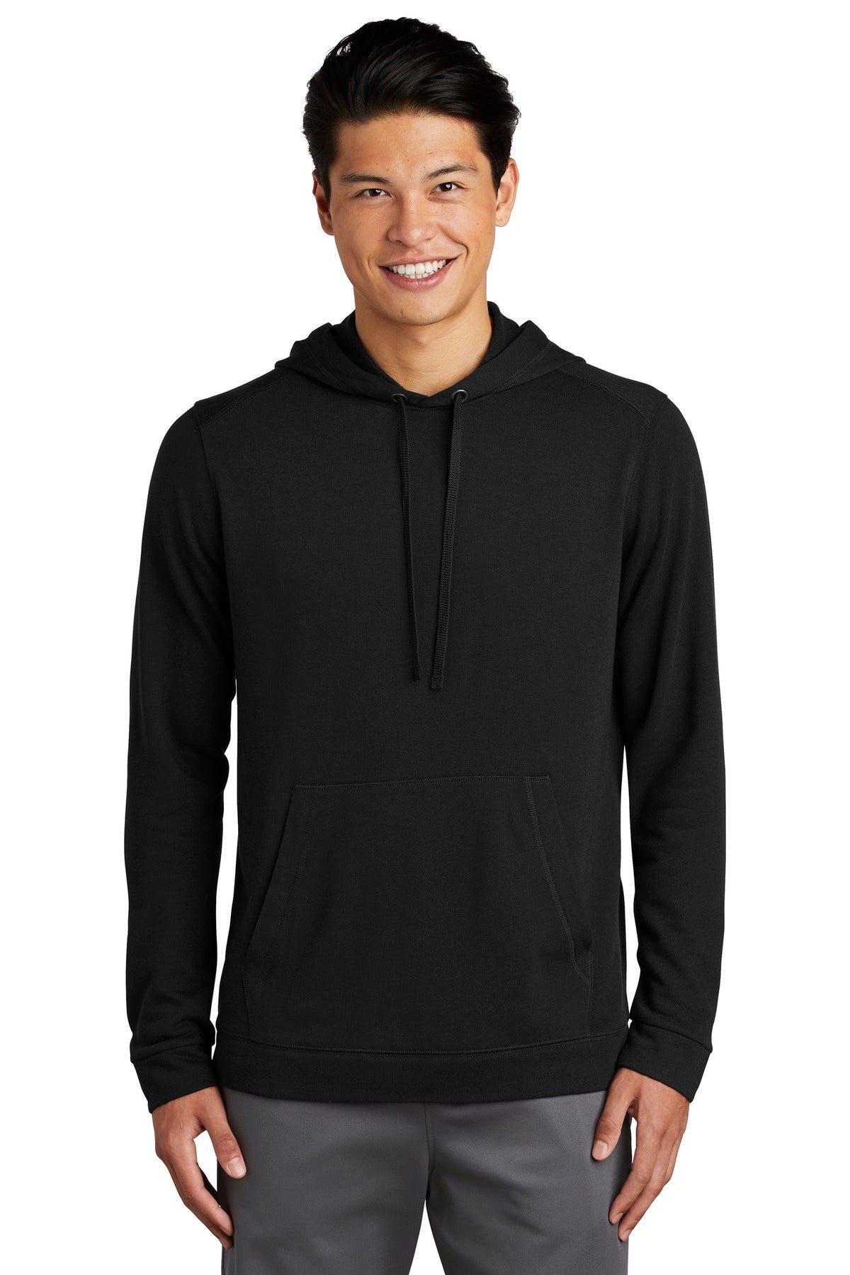 Sport-Tek ® PosiCharge ® Tri-Blend Wicking Fleece Hooded Pullover. ST296