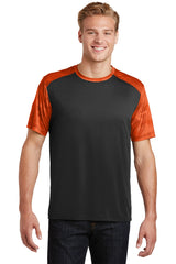 Sport-Tek® CamoHex Colorblock Tee. ST371