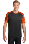 Sport-Tek® CamoHex Colorblock Tee. ST371