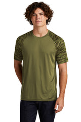 Sport-Tek® Drift Camo Colorblock Tee ST376