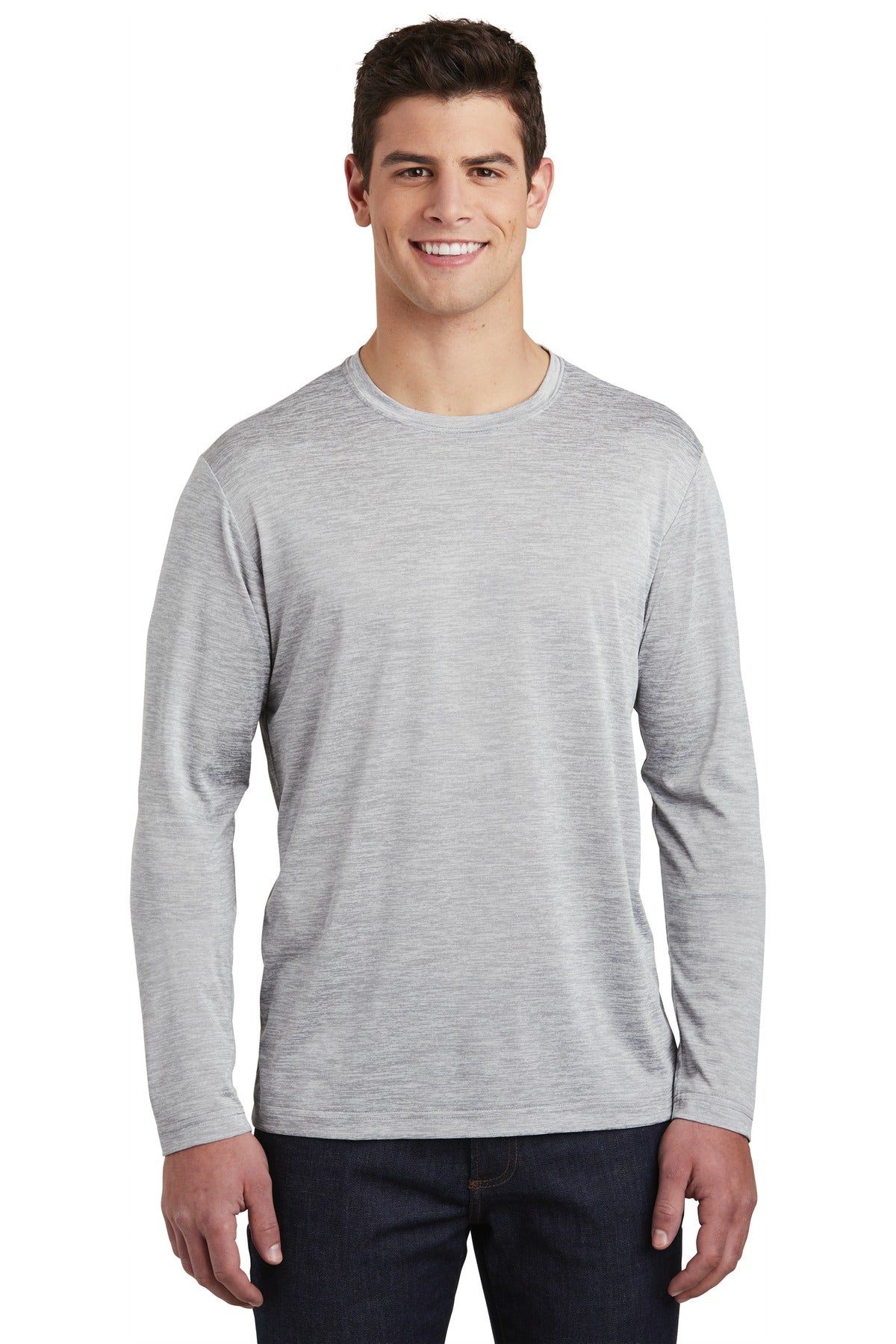 Sport-Tek ® PosiCharge ® Long Sleeve Electric Heather Tee. ST390LS