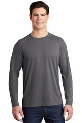 Sport-Tek ® PosiCharge ® Long Sleeve Tri-Blend Wicking Raglan Tee ST400LS