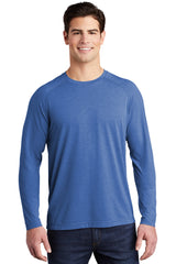 Sport-Tek ® PosiCharge ® Long Sleeve Tri-Blend Wicking Raglan Tee ST400LS